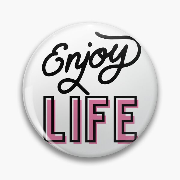 Item preview, Enjoy Life - Motivational Feng Shui Quote designed and sold by FengShuiLounge.
