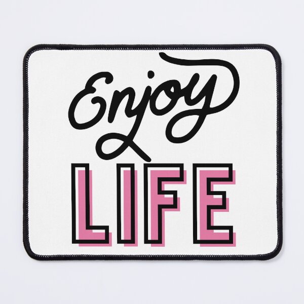 Item preview, Enjoy Life - Motivational Feng Shui Quote designed and sold by FengShuiLounge.