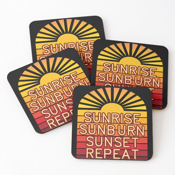 Item preview, Sunrise Sunburn Sunset Repeat Vacation Summer Gift For Women Or Men designed and sold by Countrysmart.