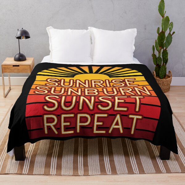 Item preview, Sunrise Sunburn Sunset Repeat Vacation Summer Gift For Women Or Men designed and sold by Countrysmart.