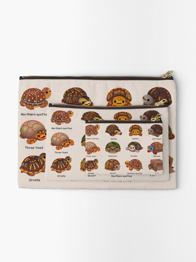 Alternate view of Box turtle Zipper Pouch