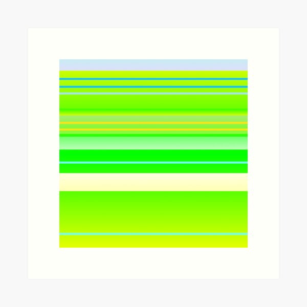 Item preview, Lime green multicolor stripes | lime green color palette combination designed and sold by lausn.
