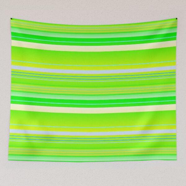 Item preview, Lime green multicolor stripes | lime green color palette combination designed and sold by lausn.