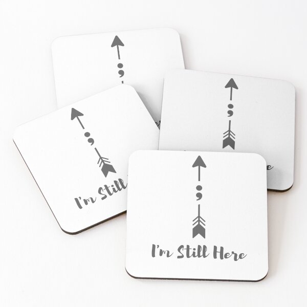 Item preview, I'm Still Here Semicolon  designed and sold by MamaNeeaDesigns.