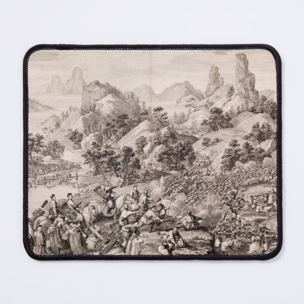 Item preview, The Lifting of the Siege of the Black River Camp (1771) Jacques Philippe Le Bas designed and sold by unsung.art [].