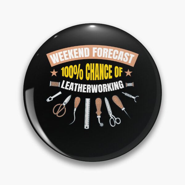 Item preview, Weekend Forecast Leather designed and sold by MooonTees.