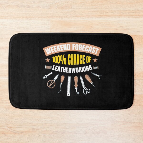 Item preview, Weekend Forecast Leather designed and sold by MooonTees.