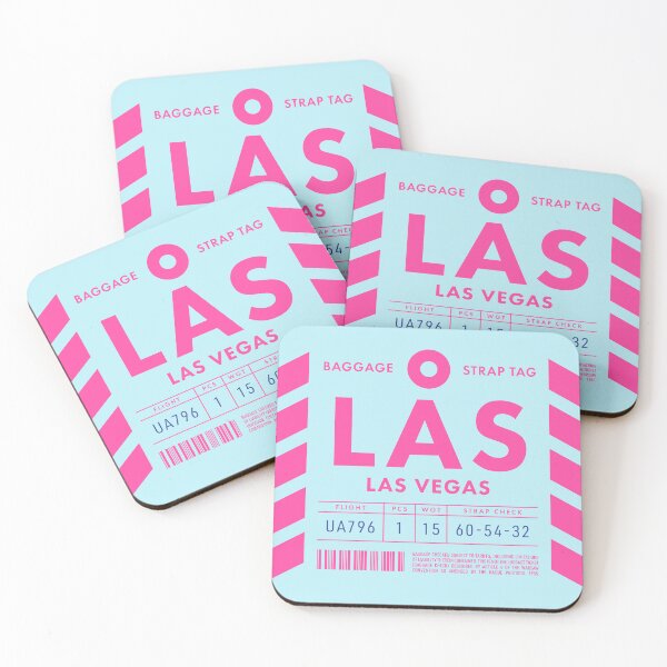 Item preview, Baggage Tag D - LAS Las Vegas USA designed and sold by VoodooCircus.
