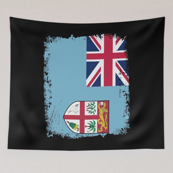 Item preview, Fiji Flag Distressed designed and sold by rafaeltto.