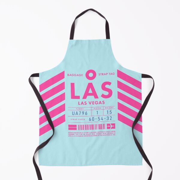 Aperçu de l'œuvre Baggage Tag D - LAS Las Vegas USA créée et vendue par VoodooCircus.