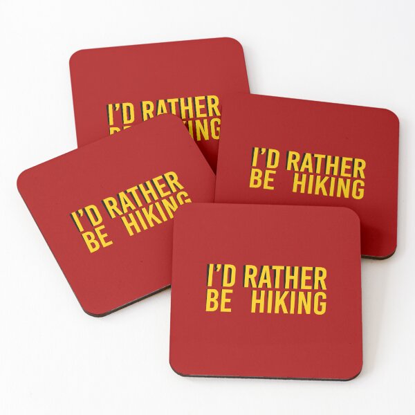 Item preview, I'D RATHER BE HIKING designed and sold by Yeaha.