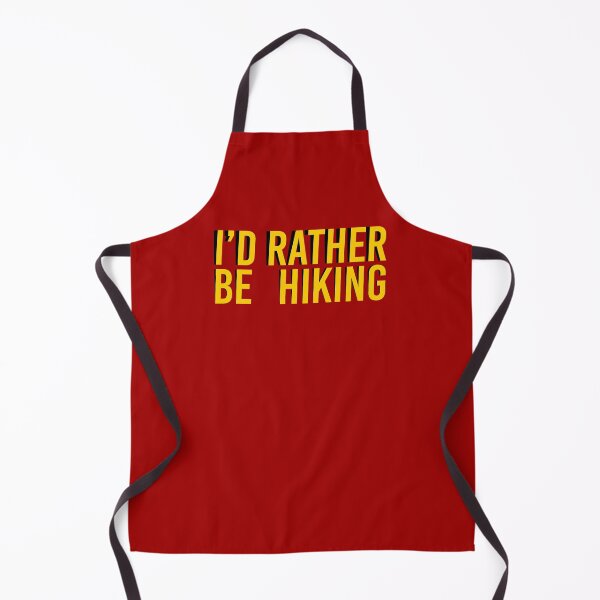 Item preview, I'D RATHER BE HIKING designed and sold by Yeaha.