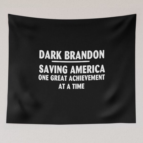 Item preview, Dark BRANDON Saving America One Great Achievement at a time designed and sold by elwandacunniff.
