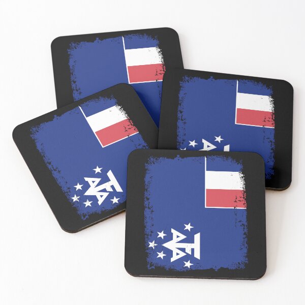 Item preview, French Southern _ Antarctic Land Flag Distressed designed and sold by rafaeltto.