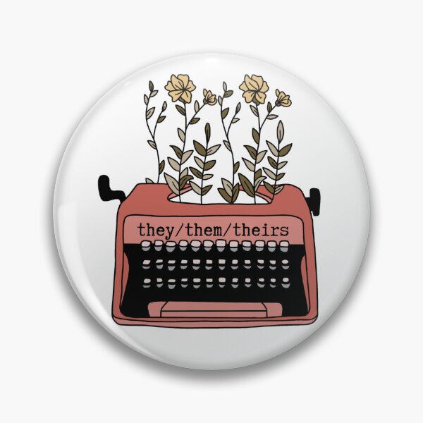 Item preview, Pronouns Typewriter: they/them/theirs designed and sold by hec8.