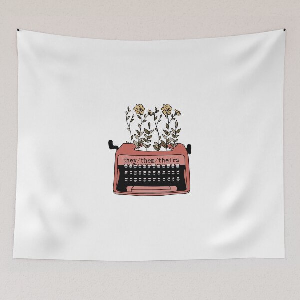 Item preview, Pronouns Typewriter: they/them/theirs designed and sold by hec8.