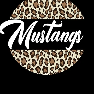 Vorschaubild zum Design Mustangs High School Mascot Sports Team Women's Mustangs Gear von DynamicDesign