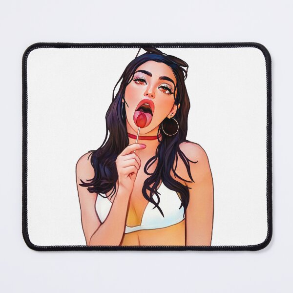 Item preview, Cute Brunette Girl with Lollipop designed and sold by Cute Girl Fan Art.