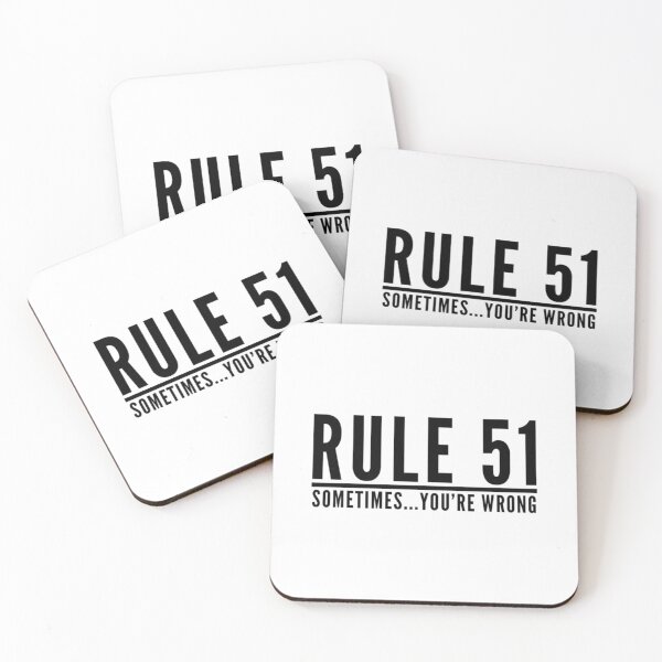Item preview, Rule 51 Sometimes You_re Wrong - Gibbs Rules - NCIS 3   designed and sold by WeGotTeesCo.