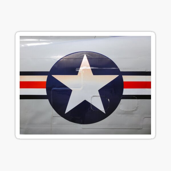USA Roundel Shiny Sticker
