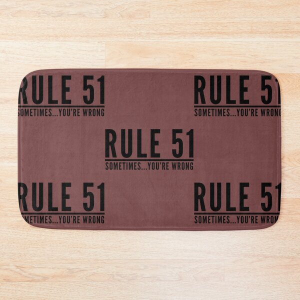Item preview, Rule 51 Sometimes You_re Wrong - Gibbs Rules - NCIS 3   designed and sold by WeGotTeesCo.