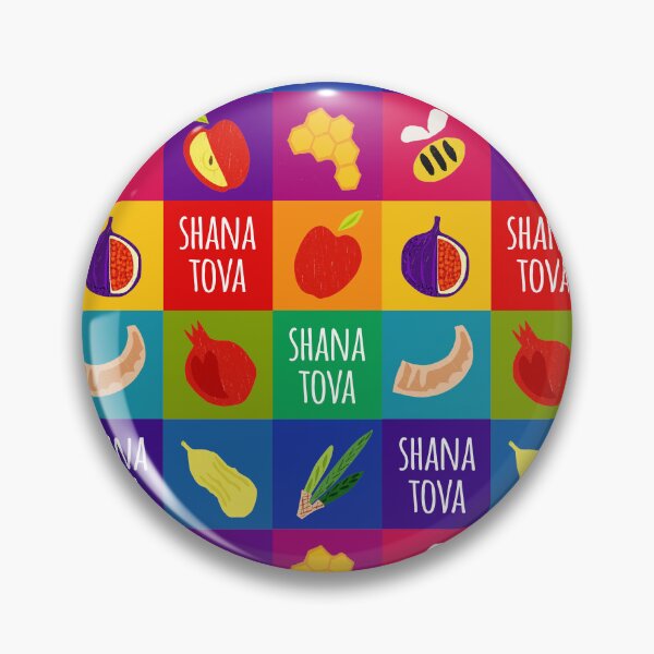 Item preview, Rosh Hananah Pop Art Oblong designed and sold by TillaCrowne.