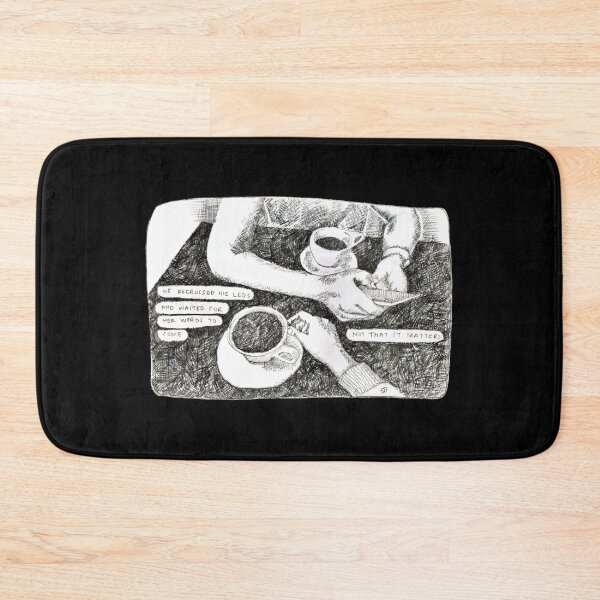 Item preview, Pencil Sketch Poem - Over Coffee designed and sold by OliviaJDMin.