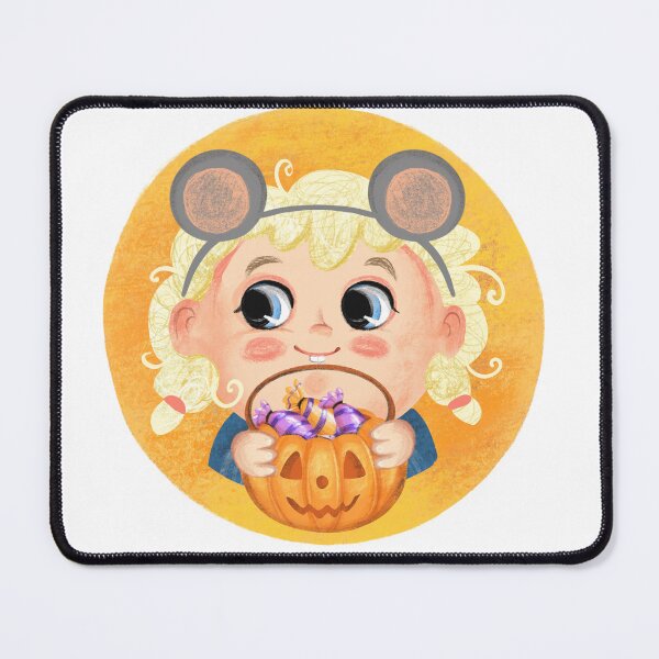 Item preview, Cute girl in a Mousy Halloween costume  designed and sold by Alinart16.