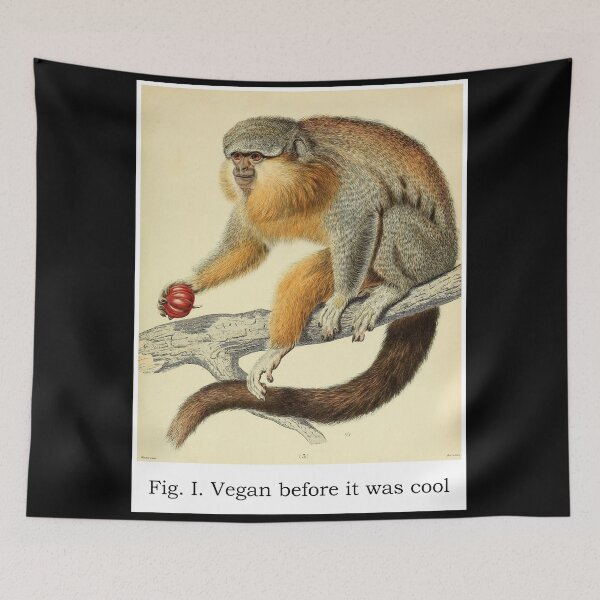 Item preview, Vintage Vegan before it was cool - Funny Designs for T-shirts and other accessories such as phone cases or laptop covers designed and sold by Ridiculam Toga.