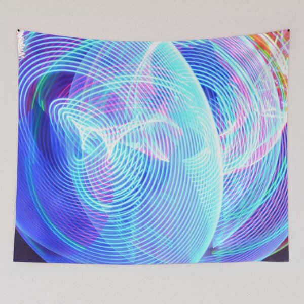 Item preview, Poi spinning photograph at night - WelshDesigns designed and sold by welshdesigns.