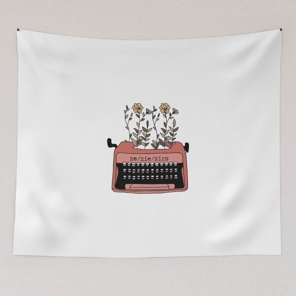 Item preview, Pronouns Typewriter: ze/zie/zirs designed and sold by hec8.