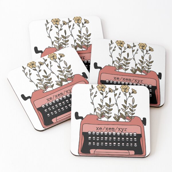Item preview, Pronouns Typewriter: xe/xem/xyr designed and sold by hec8.