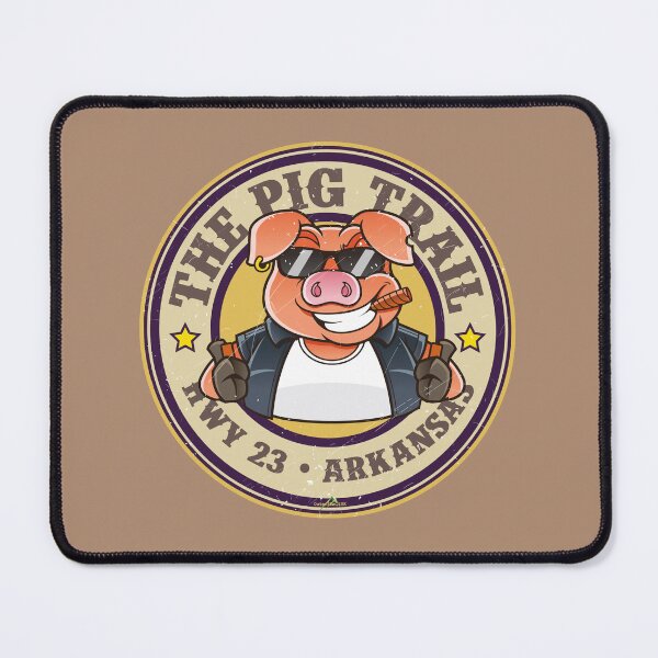 Item preview, Pig Trail Arkansas Highway 23 USA sticker t-shirt 02 designed and sold by OuterShellUK.