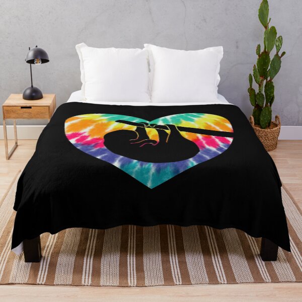 Item preview, Sloth Heart With Tie dye Print For Sloth Lover designed and sold by JokeGysen.