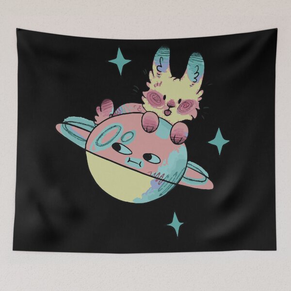 Item preview, bunny high on moons cute bunny designed and sold by XXgooddeedXX.