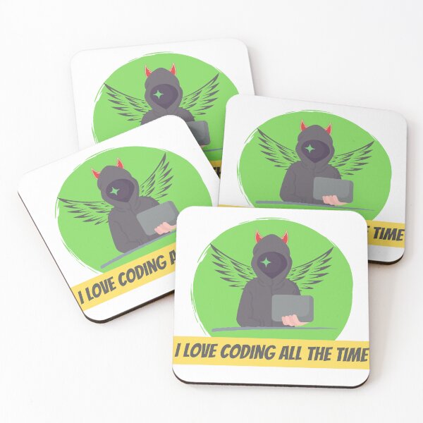 Item preview, i love coding all the time designed and sold by iamkamelo.