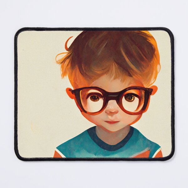 Item preview, Smart kid with big glasses designed and sold by MadSwellDesigns.