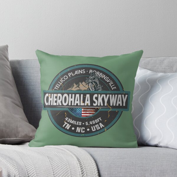 Item preview, Cherohala Skyway National Scenic Byways Tennessee, North Carolina Motorcycle Sticker T-Shirt 04 designed and sold by OuterShellUK.