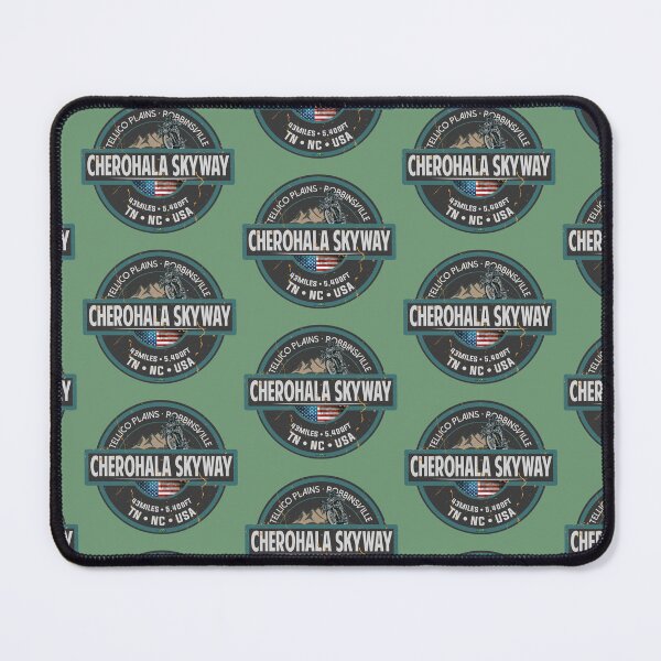 Item preview, Cherohala Skyway National Scenic Byways Tennessee, North Carolina Motorcycle Sticker T-Shirt 04 designed and sold by OuterShellUK.