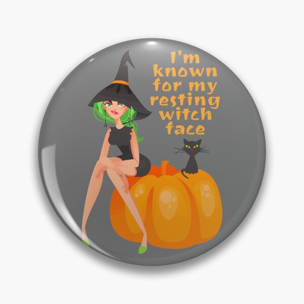 Item preview, I'm Known For My Resting Witch Face Funny Witch And Cat Design, Perfect For Halloween  designed and sold by TrulyEpoque.
