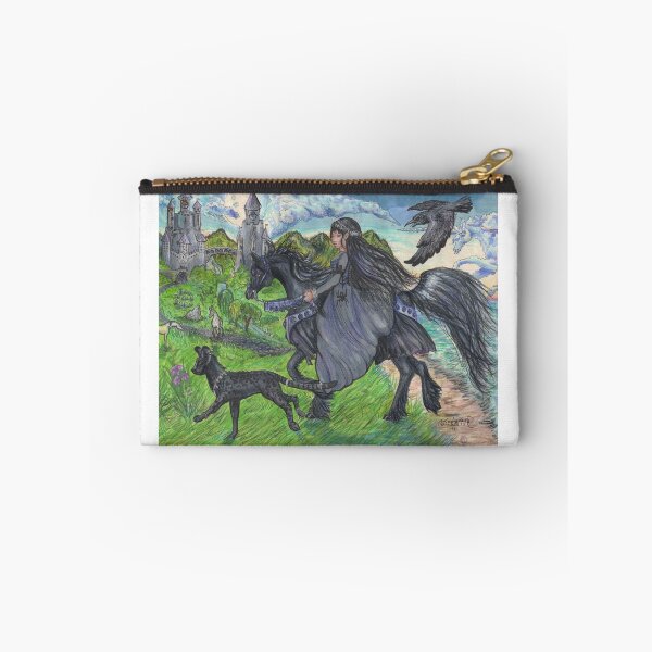 Item preview, Girl with Horse and Scerval designed and sold by Stephanie Small.