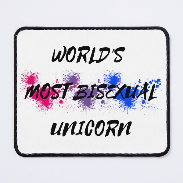 Item preview, World's Most Bisexual Unicorn designed and sold by LuckyKermit.