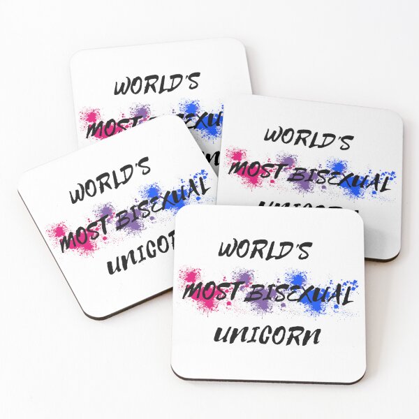 Item preview, World's Most Bisexual Unicorn designed and sold by LuckyKermit.