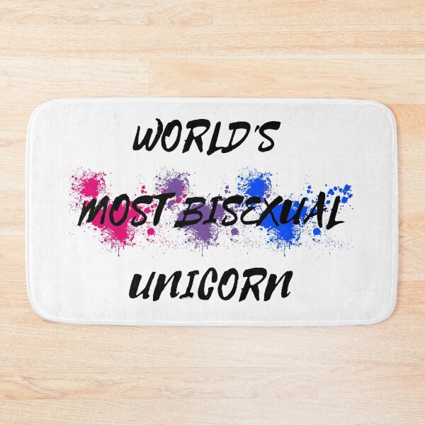 Item preview, World's Most Bisexual Unicorn designed and sold by LuckyKermit.