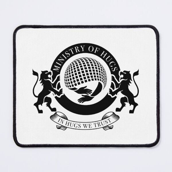 Item preview, Ministry of Hugs Emblem – Black designed and sold by cjgraphic.