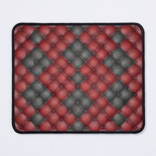 Item preview, Red And Black Leather Pattern designed and sold by GinXArts.