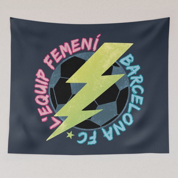 Item preview, Barcelona Femeni Lightning Flash (WOSO/Futfem) designed and sold by Numero14.