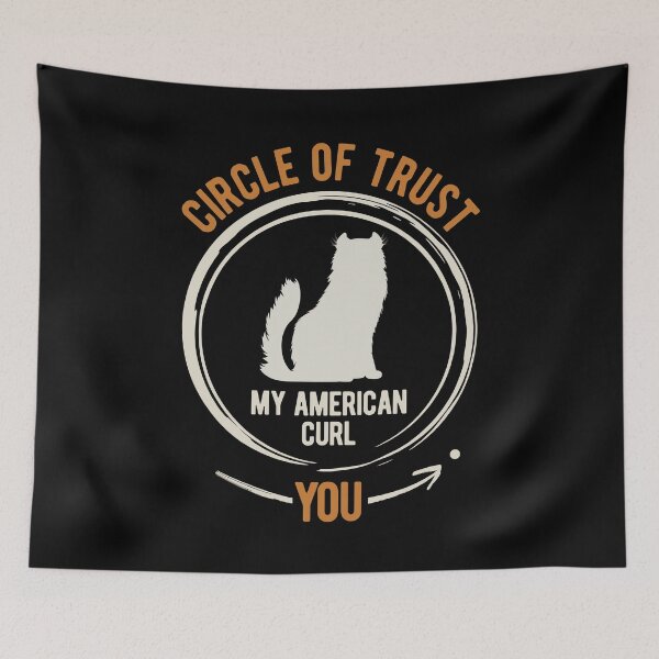 Item preview, Funny American Curl Cat designed and sold by artworkbyrihen.
