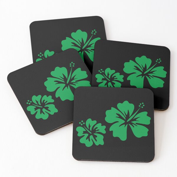 Item preview, Hibiscus green designed and sold by leewarddesign.