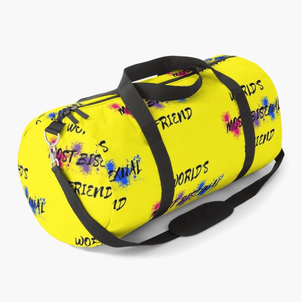 Item preview, World's Most Bisexual Friend Bi Flag Color Splash For Your Bi Friend In Yellow designed and sold by LuckyKermit.